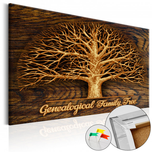 Tablou Din Plută Family Tree [Corkboard]