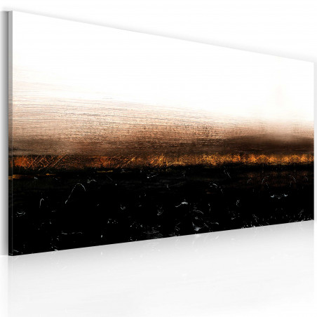 Tablou Pictat Manual Black Soil (Abstraction)-01