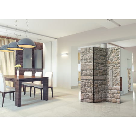 Paravan Stone Temple [Room Dividers] 135 cm x 172 cm-01