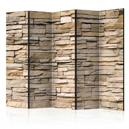 Paravan Decorative Stone Ii [Room Dividers] 225 cm x 172 cm-01