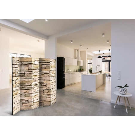 Paravan Decorative Stone Ii [Room Dividers] 225 cm x 172 cm-01