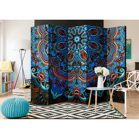 Paravan Blue Fantasy Ii [Room Dividers] 225 cm x 172 cm-01