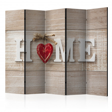 Paravan Room Divider Home And Red Heart 225 cm x 172 cm-01