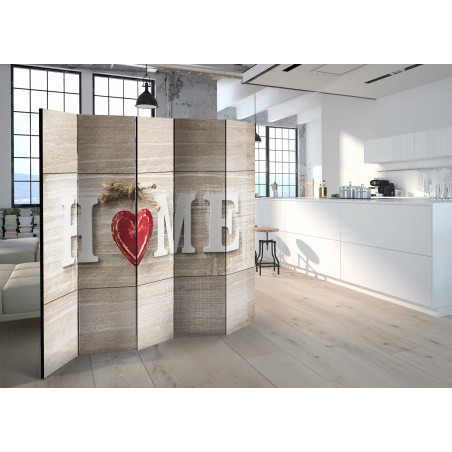 Paravan Room Divider Home And Red Heart 225 cm x 172 cm-01