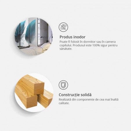 Paravan Room Divider – Home On Wooden Boards 225 cm x 172 cm-01