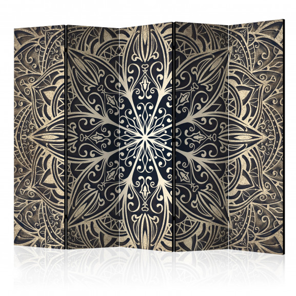 Paravan Feathers (Brown) Ii [Room Dividers] 225 cm x 172 cm