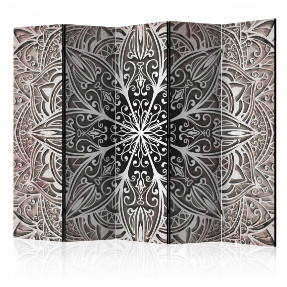 Paravan Feathers (Pink) Ii [Room Dividers] 225 cm x 172 cm