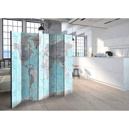 Paravan Wooden Travels [Room Dividers] 225 cm x 172 cm-01