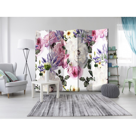 Paravan Floral Glade Ii [Room Dividers] 225 cm x 172 cm-01