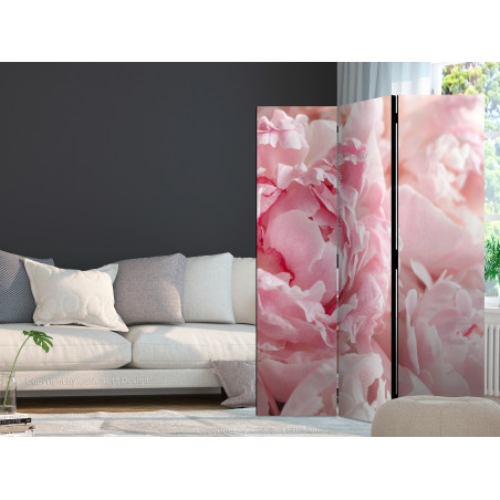 Paravan Sweet Peonies [Room Dividers] 135 cm x 172 cm-01