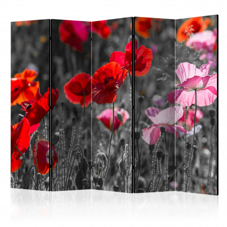 Paravan Red Poppies Ii [Room Dividers] 225 cm x 172 cm-01