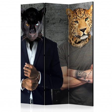 Paravan Different Faces [Room Dividers] 135 cm x 172 cm-01