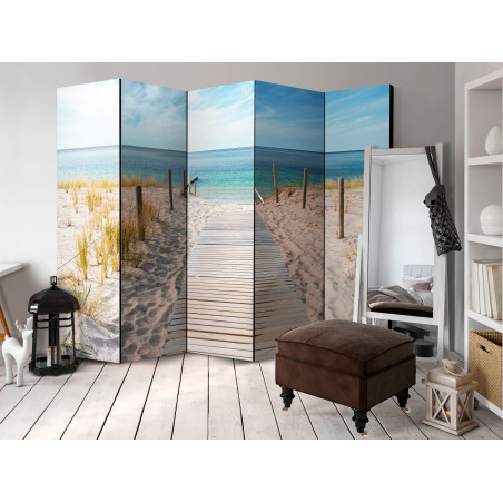 Paravan Holiday At The Seaside Ii [Room Dividers] 225 cm x 172 cm-01