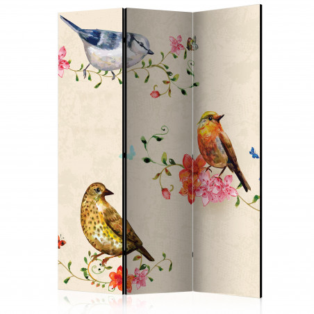 Paravan Bird Song [Room Dividers] 135 cm x 172 cm-01
