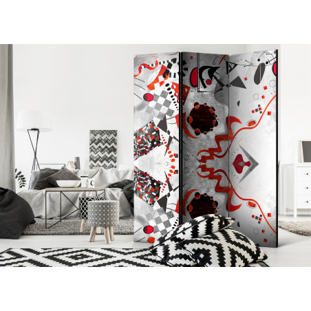 Paravan Geometric Cosmos [Room Dividers] 135 cm x 172 cm-01