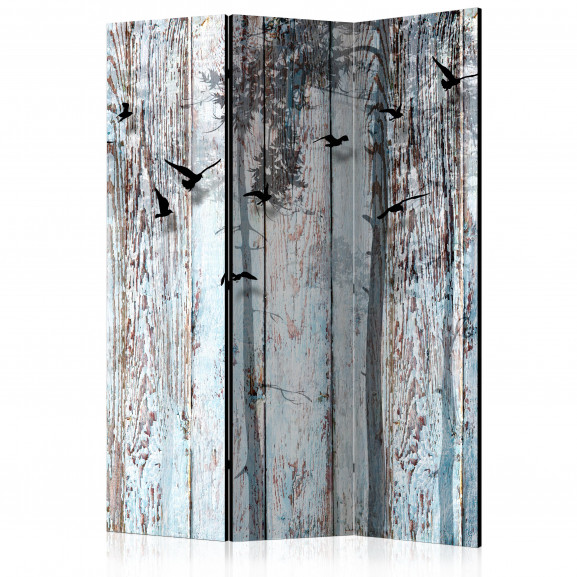 Paravan Rustic Boards [Room Dividers] 135 cm x 172 cm