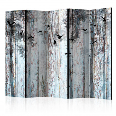 Paravan Rustic Boards Ii [Room Dividers] 225 cm x 172 cm-01