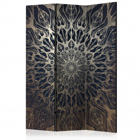 Paravan Spider Web (Brown) [Room Dividers] 135 cm x 172 cm-01