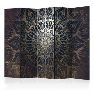Paravan Spider Web (Brown) Ii [Room Dividers] 225 cm x 172 cm