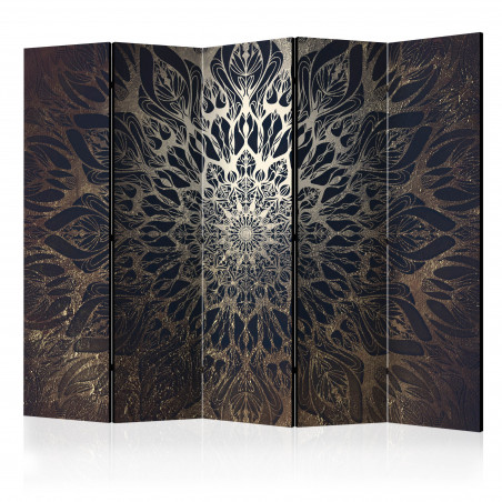 Paravan Spider Web (Brown) Ii [Room Dividers] 225 cm x 172 cm-01