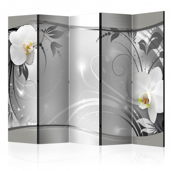 Paravan Silver Abstract Ii [Room Dividers] 225 cm x 172 cm