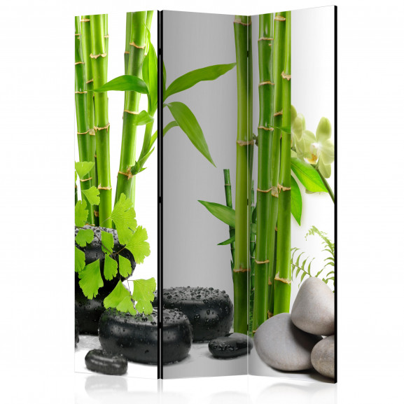 Paravan Bamboos And Stones [Room Dividers] 135 cm x 172 cm