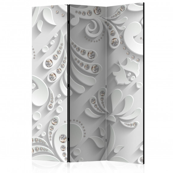 Paravan Flowers In Crystals [Room Dividers] 135 cm x 172 cm