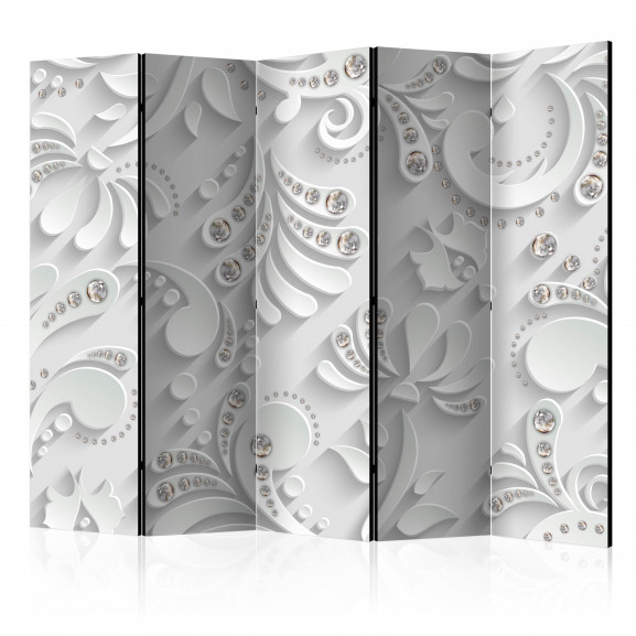 Paravan Flowers In Crystals Ii [Room Dividers] 225 cm x 172 cm