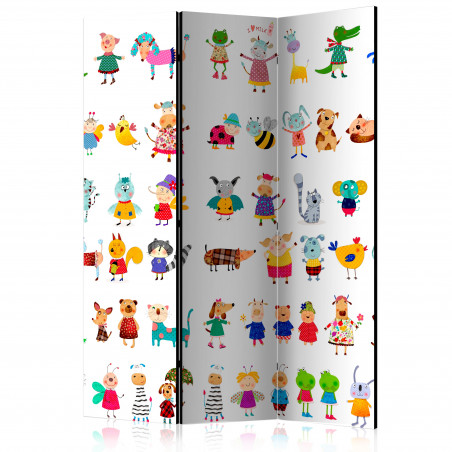 Paravan Cartoon Pets [Room Dividers] 135 cm x 172 cm-01