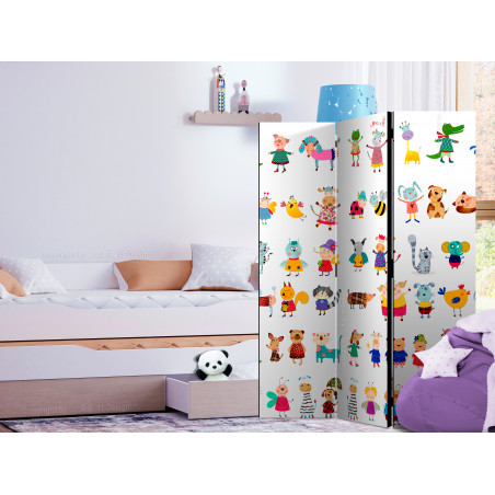 Paravan Cartoon Pets [Room Dividers] 135 cm x 172 cm-01