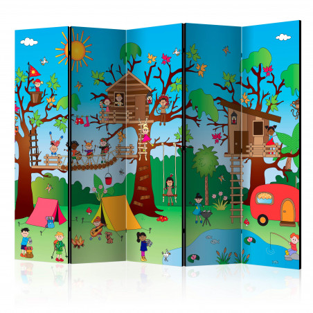 Paravan Happy Children Ii [Room Dividers] 225 cm x 172 cm-01