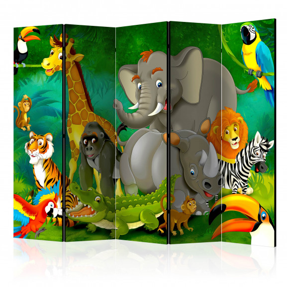 Paravan Colourful Safari Ii [Room Dividers] 225 cm x 172 cm 172