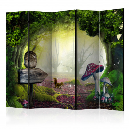 Paravan Owlish Corner Ii [Room Dividers] 225 cm x 172 cm-01