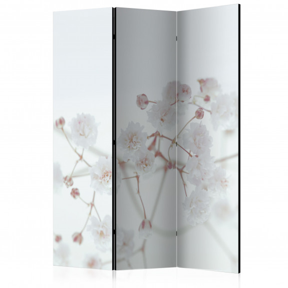 Paravan White Flowers [Room Dividers] 135 cm x 172 cm