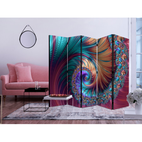 Paravan Peacock Tail Ii [Room Dividers] 225 cm x 172 cm-01