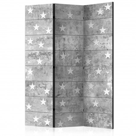 Paravan Stars On Concrete [Room Dividers] 135 cm x 172 cm-01