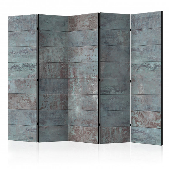 Paravan Turquoise Concrete Ii [Room Dividers] 225 cm x 172 cm