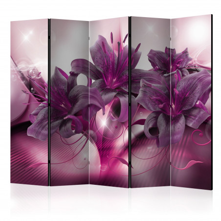 Paravan The Purple Flame Ii [Room Dividers] 225 cm x 172 cm-01