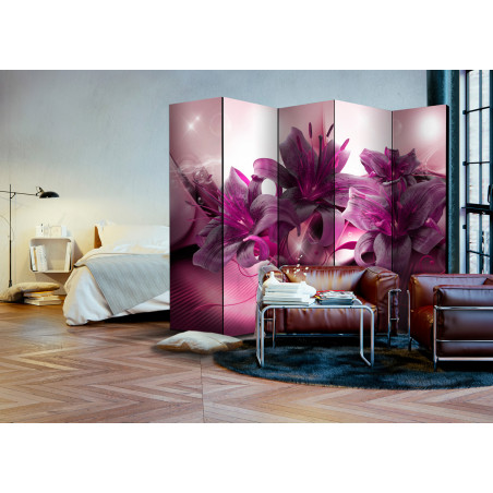 Paravan The Purple Flame Ii [Room Dividers] 225 cm x 172 cm-01