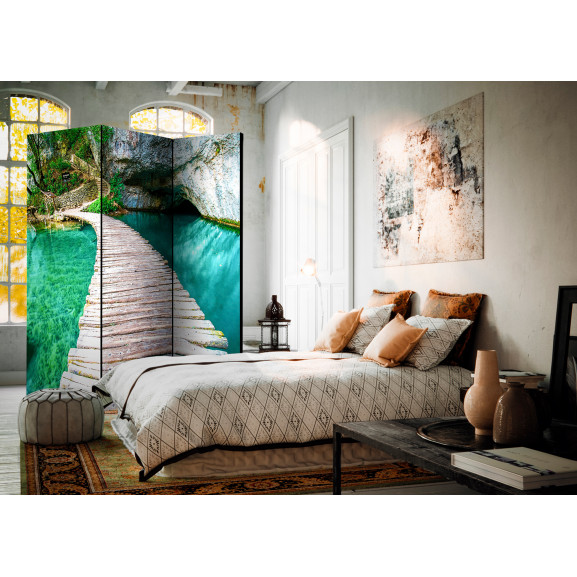 Paravan Emerald Lake [Room Dividers] 135 cm x 172 cm title=Paravan Emerald Lake [Room Dividers] 135 cm x 172 cm