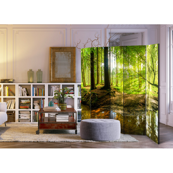 Paravan Forest Lake Ii [Room Dividers] 225 cm x 172 cm title=Paravan Forest Lake Ii [Room Dividers] 225 cm x 172 cm