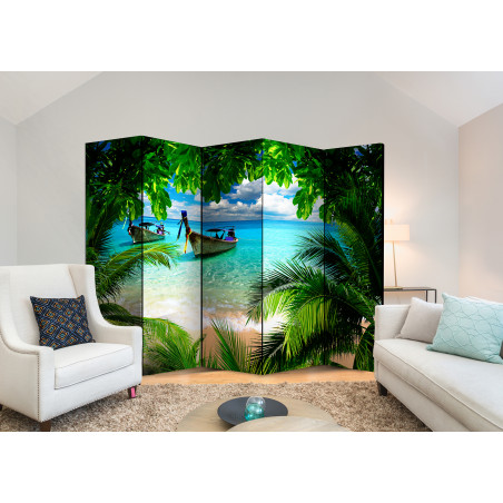Paravan Tropical Paradise Ii [Room Dividers] 225 cm x 172 cm-01