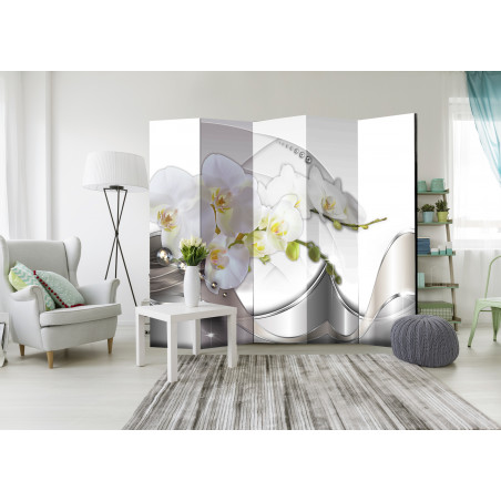 Paravan Pearl Dance Of Orchids Ii [Room Dividers] 225 cm x 172 cm-01