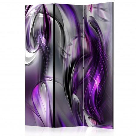 Paravan Purple Swirls [Room Dividers] 135 cm x 172 cm-01