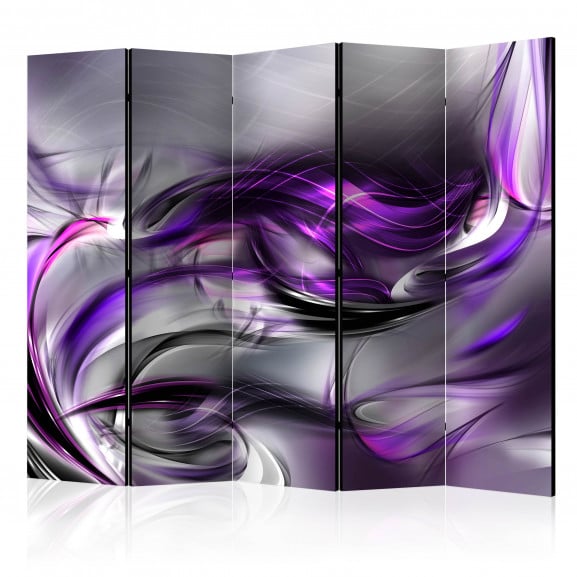 Paravan Purple Swirls Ii [Room Dividers] 225 cm x 172 cm