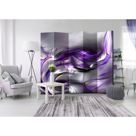 Paravan Purple Swirls Ii [Room Dividers] 225 cm x 172 cm-01