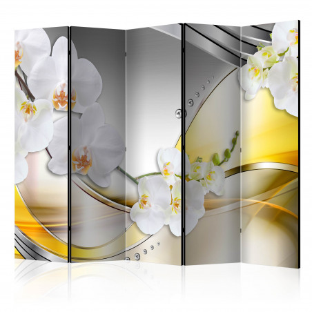 Paravan Yellow Journey Ii [Room Dividers] 225 cm x 172 cm-01