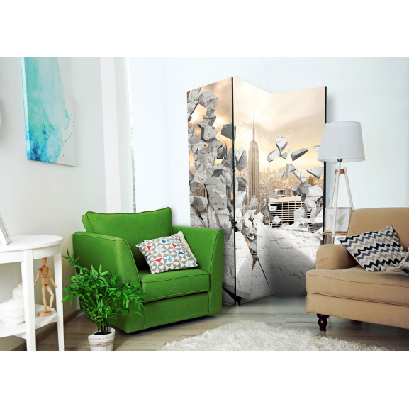 Paravan City Behind The Wall [Room Dividers] 135 cm x 172 cm