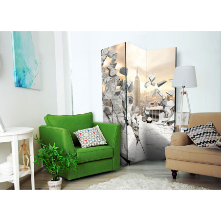 Paravan City Behind The Wall [Room Dividers] 135 cm x 172 cm-01
