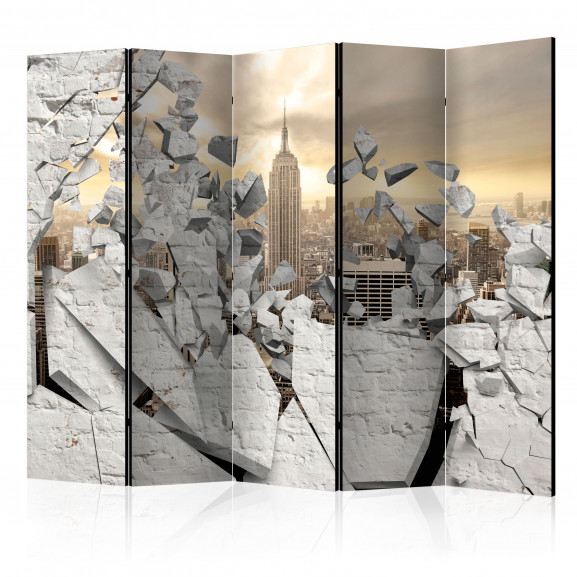 Paravan City Behind The Wall Ii [Room Dividers] 225 cm x 172 cm